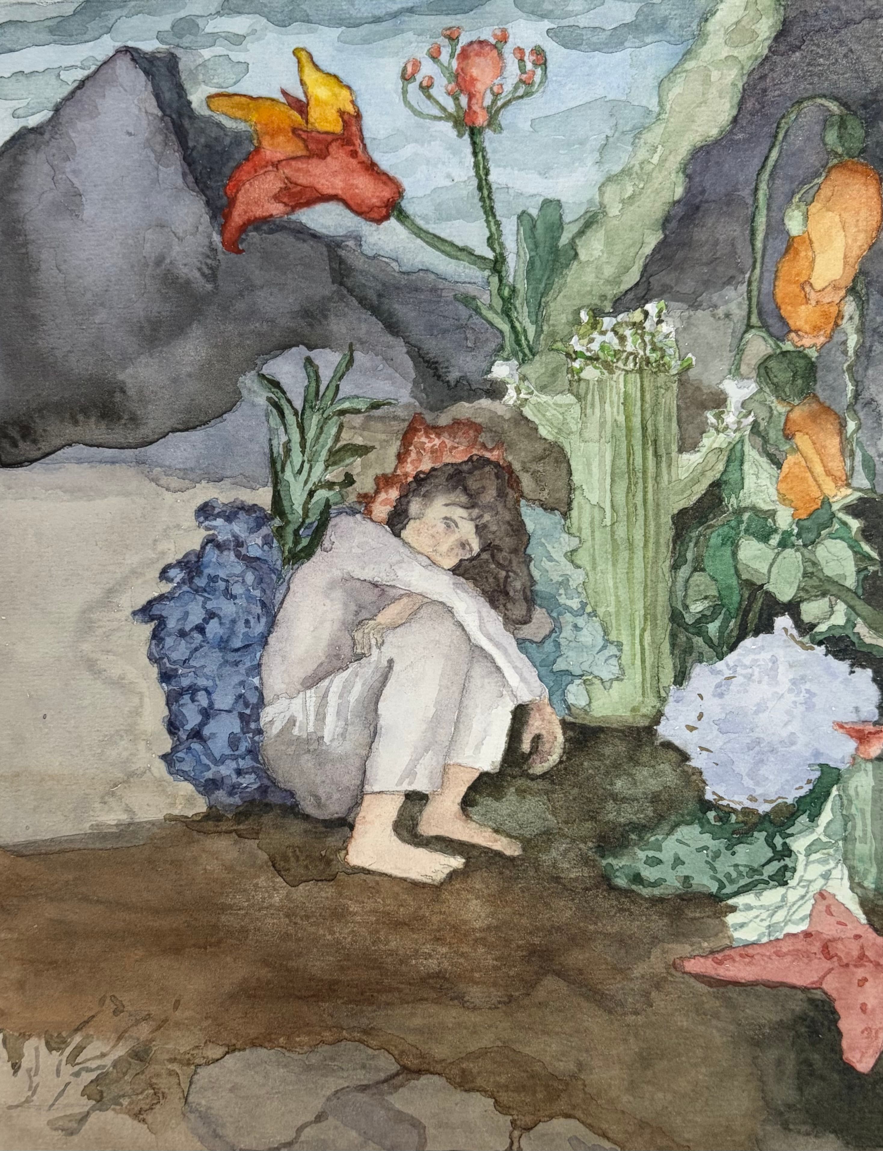 The Bite I — Watercolour on paper by Costa Belik